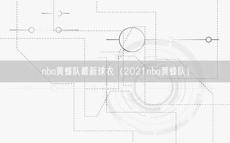 nba黄蜂队最新球衣（2021nba黄蜂队）